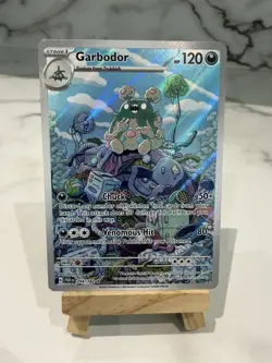 Garbodor 204/182 Illustration Rare Paradox Rift Pokemon Holo TCG card - Image 4