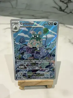Garbodor 204/182 Illustration Rare Paradox Rift Pokemon Holo TCG card - Image 5