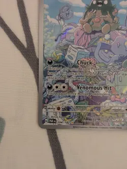 Pokemon TCG Garbodor Paradox Rift Card 204/182 (Illustration Rare) Near Mint - Image 5
