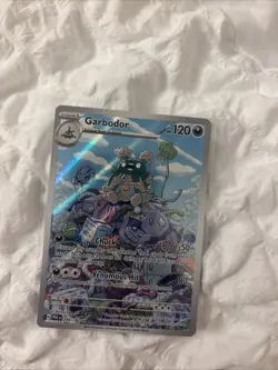 Pokemon TCG Garbodor 204/182 Illustration Rare Paradox Rift M/Nm with Toploader - Image 1