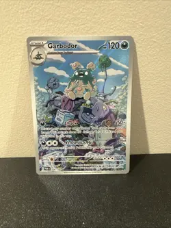 Pokemon TCG Garbodor 204/182 Illustration Rare Paradox Rift M/Nm with Toploader - Image 1
