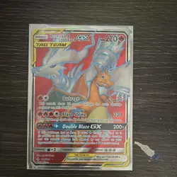 Pokemon TCG Reshiram & Charizard GX 194/214 Unbroken Bonds Full Art Holo - Image 1