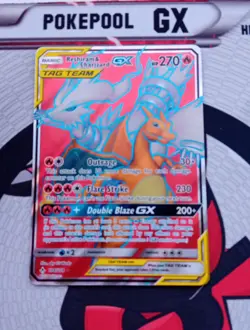 Reshiram & Charizard GX 194/214 Unbroken Bonds Pokemon TCG Full Art Tag Team - Image 1