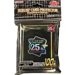 Yu-Gi-Oh Duelist Card Protector Quarter Century Black - Image 1