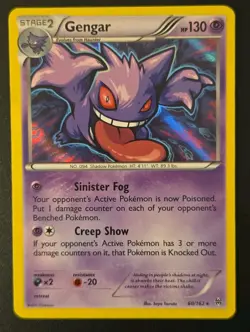 Pokemon TCG Gengar 60/162 Breakthrough Holo Rare English - Image 1
