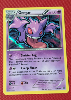 Pokemon TCG - Gengar - 60/162 Holo - XY Breakthrough - Image 1