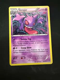 Gengar - 60/162 - XY Breakthrough - Cosmo Holo Promo - LP - Pokemon TCG - Image 1