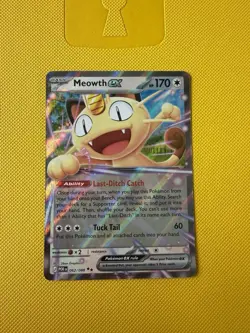 Meowth ex 062/088 Pokemon Double Rare Holo Pokemon TCG (EN) 2022 - Image 1
