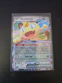 Meowth ex 062/088 Perfect Order Double Rare Holo Pokemon NM - Image 1