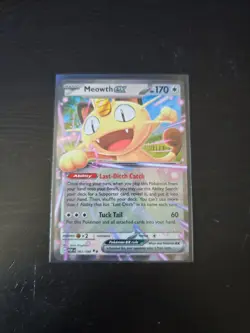Meowth ex 062/088 Perfect Order Double Rare Holo Pokemon NM - Image 3