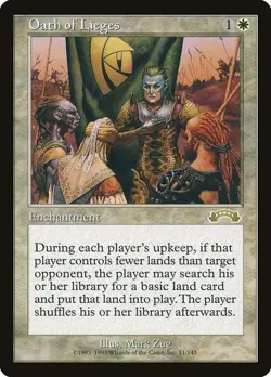 MTG - Oath of Lieges - Exodus - Magic the Gathering - Image 1
