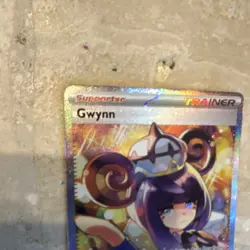Pokemon Pitch Black Gwynn 119/084 Trainer Supporter Full Art Holo Rare - Image 3