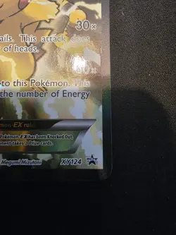 Pokemon Pikachu EX XY124 Black Star Promo 2016 Holo Card TCG | GREAT CONDITION - Image 4