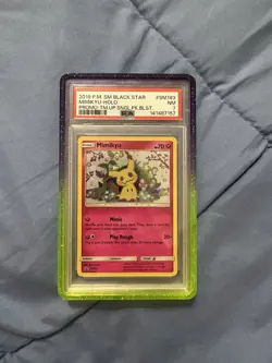 Pokemon 2019 Mimikyu SM163 Black Star Promo Holo PSA 7 English - Image 1