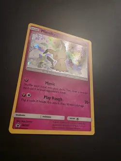 Mimikyu SM163 Holo Ultra Rare Black Star Promo Pokemon Card Sun & Moon TCG LP - Image 2