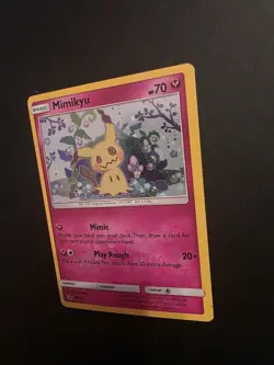 Mimikyu SM163 Holo Ultra Rare Black Star Promo Pokemon Card Sun & Moon TCG LP - Image 4