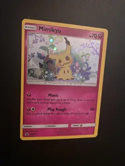 Mimikyu SM163 Holo Ultra Rare Black Star Promo Pokemon Card Sun & Moon TCG LP - Image 5