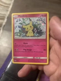Mimikyu SM163 Holo Ultra Rare Black Star Promo Pokemon TCG Sun Moon LP - Image 1