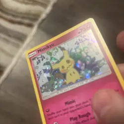 Mimikyu SM163 Holo Ultra Rare Black Star Promo Pokemon TCG Sun Moon LP - Image 3