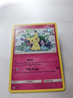 Mimikyu SM163 Holo Ultra Rare Black Star Promo Pokemon Card Sun & Moon - Image 3