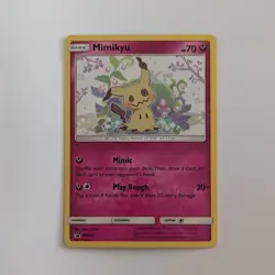 Mimikyu SM163 Holo Black Star Promo Pokemon Card Sun & Moon - NM - Image 1