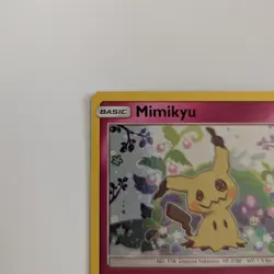 Mimikyu SM163 Holo Black Star Promo Pokemon Card Sun & Moon - NM - Image 2