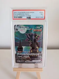 Pokemon Korean Eevee Heroes Umbreon Vmax ALT ART 095 PSA 7 NM - Moonbreon Card - Image 1