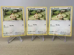 Meowth 199/264 Common X 3| Fusion Strike | Pokemon Card NM Non Holo Art - Image 1