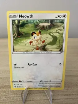 Meowth 199/264 Common X 3| Fusion Strike | Pokemon Card NM Non Holo Art - Image 2