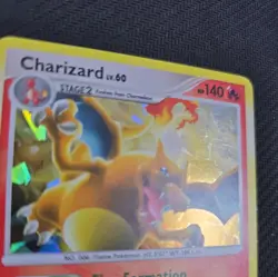 Charizard LV. 60 1/99 Cracked Ice Holo 2009 Pokemon TCG LP - Image 3