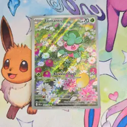 Fomantis 085/084 Pitch Black Illustration Rare Full Art Pokemon TCG - Image 1