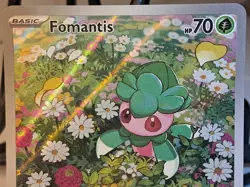 Pokemon TCG Fomantis 085/084 Pitch Black Illustration Rare Holo (Full Art) - Image 2