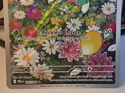 Pokemon TCG Fomantis 085/084 Pitch Black Illustration Rare Holo (Full Art) - Image 3
