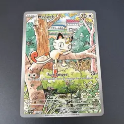 Pokemon Meowth 106/094 Me02 Phantasmal Flames Illustration Rare Holo Eng - Image 1
