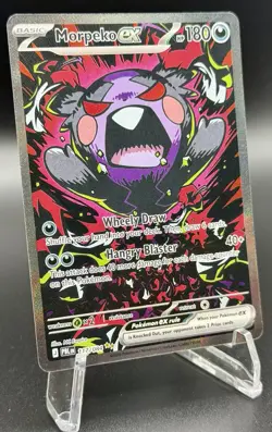 Pokemon Morpeko ex 117/084 SIR ME05 Pitch Black English NM - Image 2