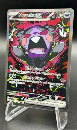 Pokemon Morpeko ex 117/084 SIR ME05 Pitch Black English NM - Image 3
