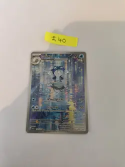 Poliwhirl Scarlet Violet-151 Holo Illustration Rare Card 176/165 Pokemon TCG - Image 1
