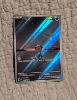Pokemon TCG Cleffa 202/197 Illustration Rare Full Art Holo Obsidian Flames ENG - Image 2