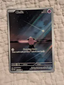 Pokemon TCG Cleffa 202/197 Illustration Rare Full Art Holo Obsidian Flames ENG - Image 3