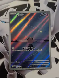 Cleffa 202/197 Illustration Rare Full Art Holo Obsidian Flames Pokemon TCG - Image 1