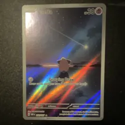 Pokemon Cleffa 202/197 SV03 Obsidian Flames Holo Illustration Rare Full Art 30 - Image 1