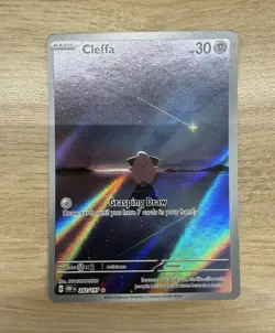 Pokemon TCG Cleffa 202/197 Obsidian Flames Illustration Rare Full Art Holo - Image 1