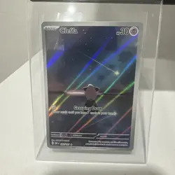 Cleffa 202/197 SV03: Obsidian Flames Illustration Rare Full Art Holo - Image 1