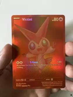 Pokemon TCG Black Bolt White Flare Red Victini BWR 172/086-ENGLISH Card 2025 - Image 1
