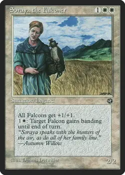 MTG - Soraya the Falconer - Reserved List - Homelands - Magic the Gathering - Image 1