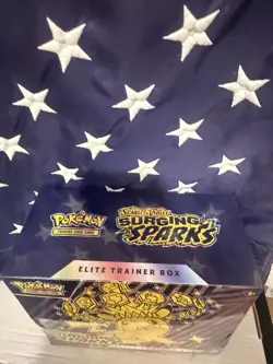 Pokemon TCG Scarlet & Violet Surging Sparks Elite Trainer Box ETB Sealed - Image 3