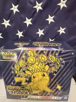 Pokemon TCG Scarlet & Violet Surging Sparks Elite Trainer Box ETB Sealed - Image 4