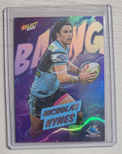 Nicholas Hynes Bang Cronulls Sharks 2026 Select NRL Card - Image 1