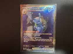 Pokemon TCG Blastoise Ex SIR 200/165 Mint Condition 151 English Scarlet Violet - Image 1