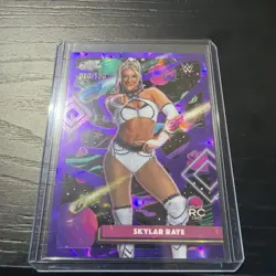 2026 Topps WWE Cosmic Chrome Purple SKYLAR RAYE #113 Card 060/150 - Image 1